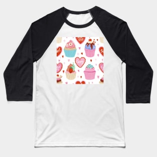 Cupcake valentine Baseball T-Shirt